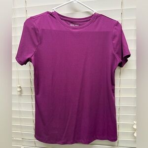 Nine West Purple Short Sleeve Tee
